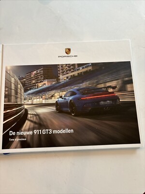 PORSCHE Dutch 911 GT3 Showroom Hardback Book 2021 time is precious