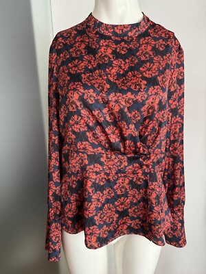 Bluse In Satin Optik Gr 38 40 L Von SCL