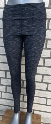Mondetta-Damen Leggings-leicht angeraut -Gr.  36-schwarz/grau meliert-NEU
