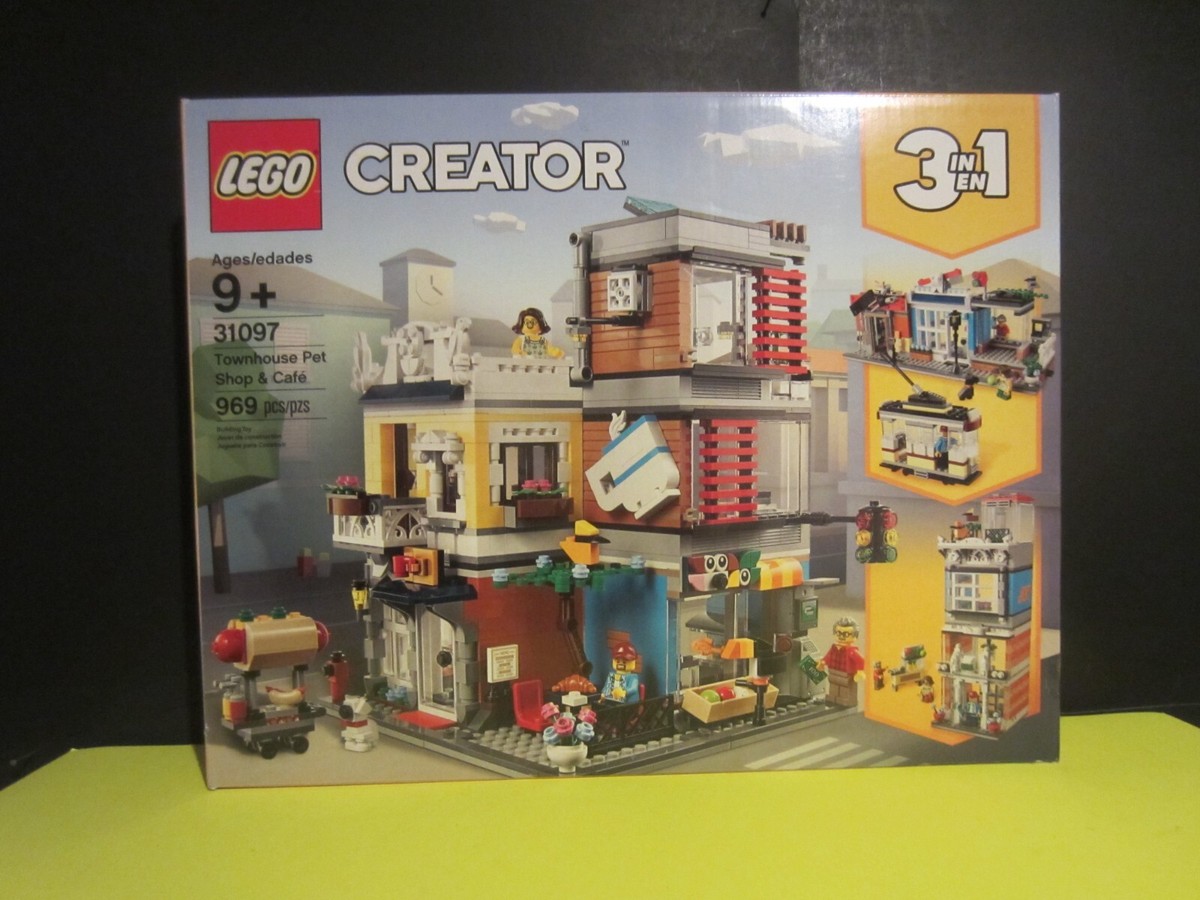 Lego Creator in Townhouse Pet Shop Café 31097 NEW SEALED BOX NSB
