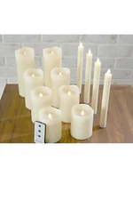 Home Reflections 12pc Ultimate Flameless Candle Set Ivory
