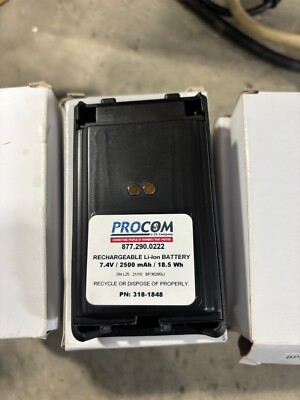 Procom Batteries 318-1848 For Vertex VX-351 Walkie Talkie - New/Open Box