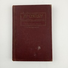 20th CENTURY BOOKKEEPING & ACCOUNTING by James Baker 1937 1st Year Course VTG HC
