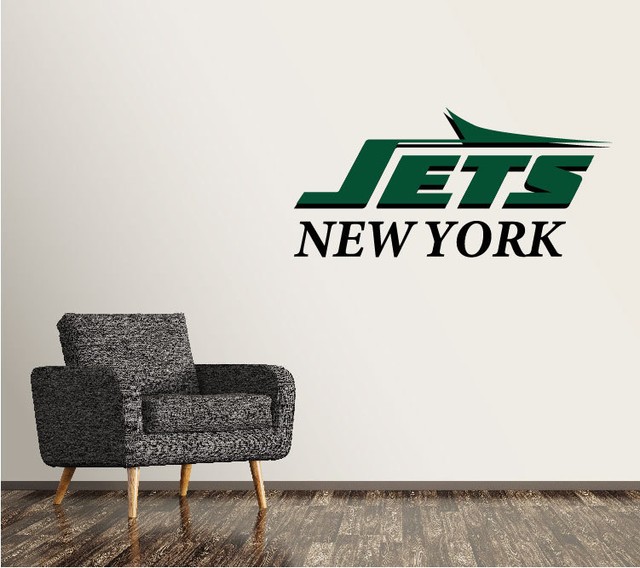 New York Jets Wall Decal Logo Football NFL Custom Decor Vinyl SR110 eBay