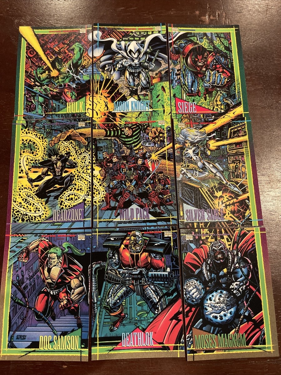 Marvel 1993 Sky Box 9 Trading Card Set (#1 - #9) Ungraded | eBay