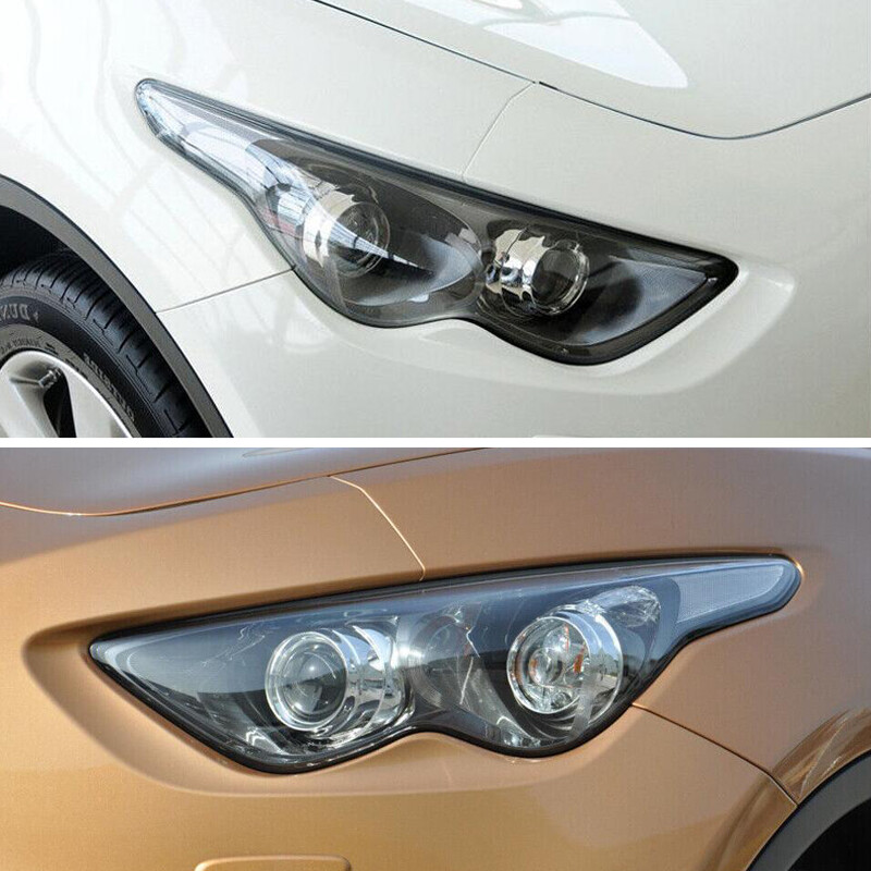 2X Front Headlight Eyebrow Trim Cover For Infiniti FX35 FX37 2X Front Headlight Eyebrow Trim Cover For Infiniti FX35 FX37