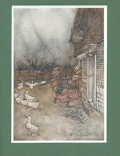 Original Antique Children’s Tale Print. Arthur Rackham. Great Gift Idea.