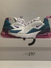 air max 270 white and purple