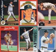 JOHN SMILEY Lot of 28+ Different Premium MLB Baseball Cards Pittsburgh Pirates