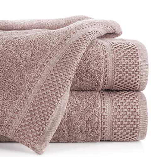 Eurofirany Carlo - Set di asciugamani da sauna, assorbenti, 100% cotone, 580 g/m