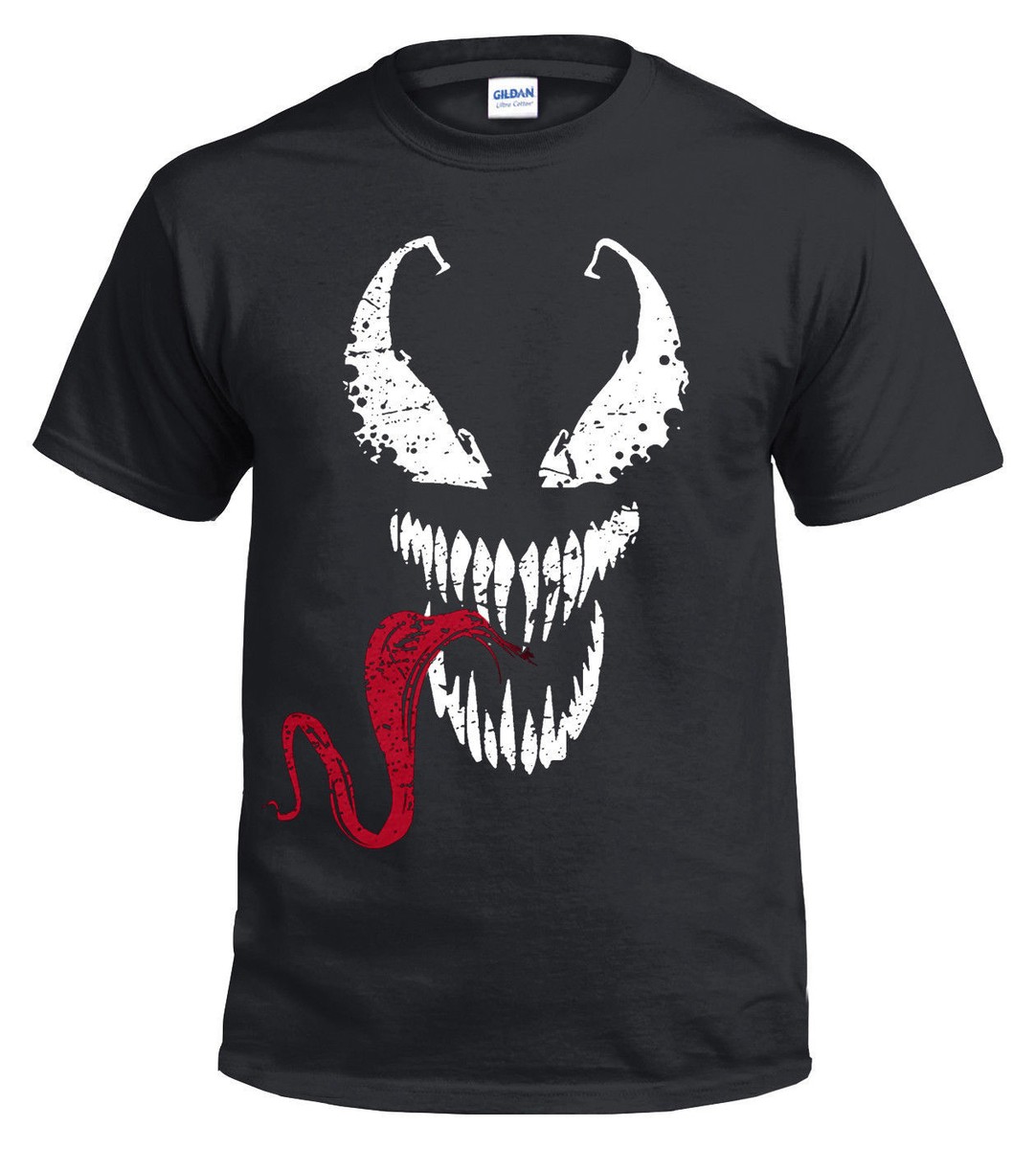 Graphic Tees Marvel Fitness T Shirt Spiderman T-Shirt Venom Face