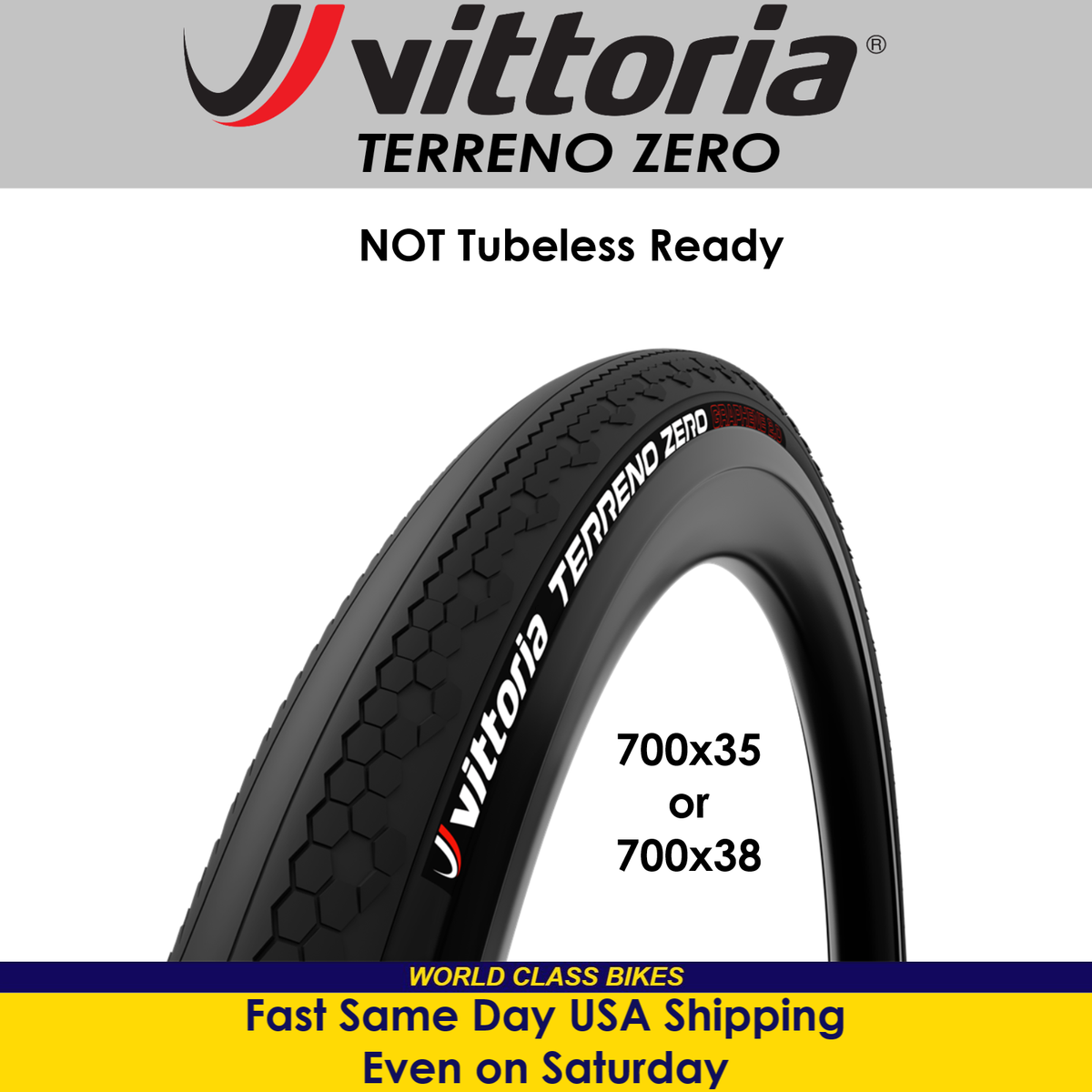 Vittoria Terreno Zero Gravel Adventure 700x35/37c or 38/40c Folding Bicycle  Tire
