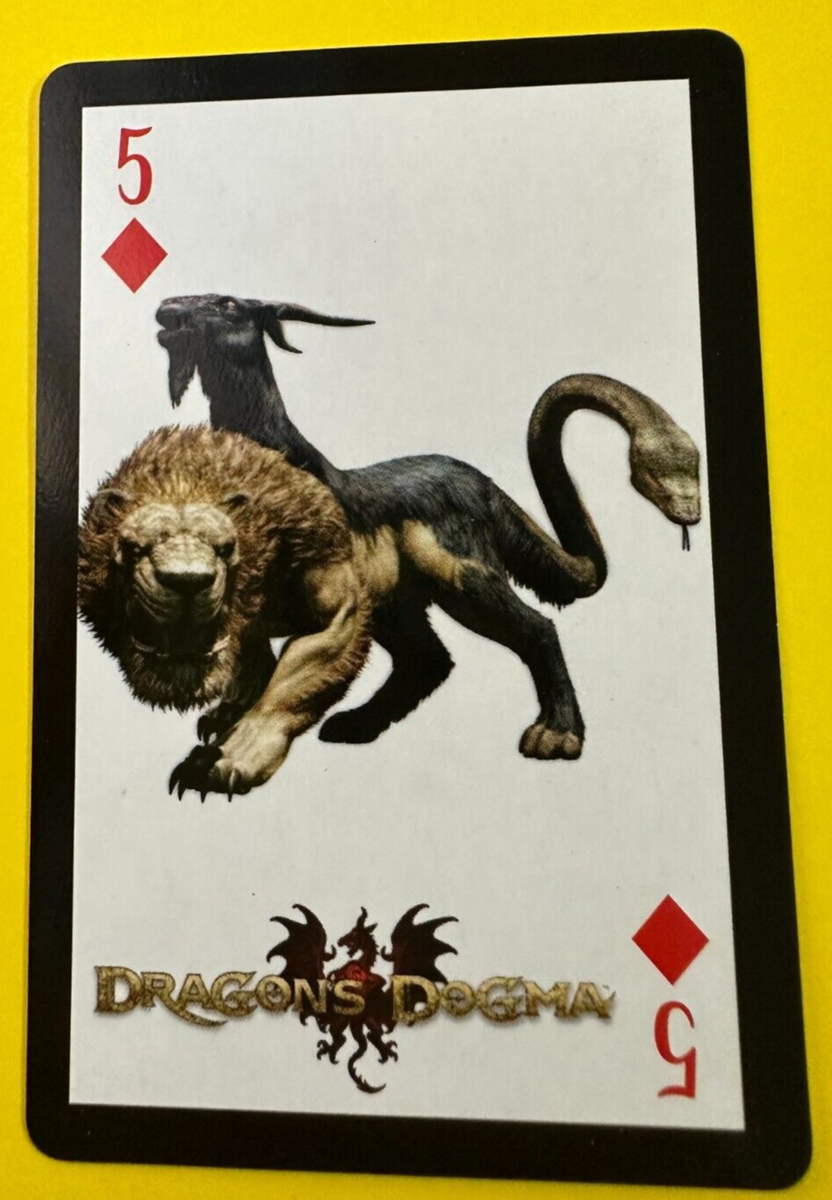 Dragon's Dogma Diamond 5 Capcom Summer Jam Playing Card FromJapan