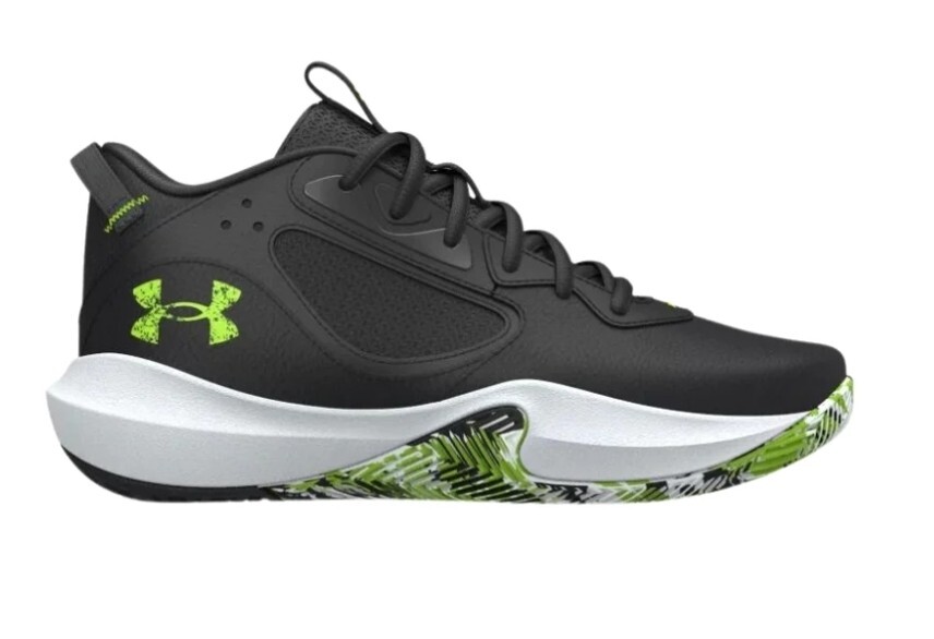 Under Armour Adult UA Lockdown 6 Basketball Shoes - Black