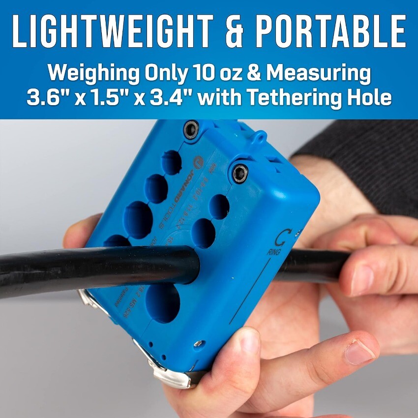 Jonard Tools Mid Span Slit & Ring Tool, 10.2 mm-18.2 mm, ‎MS-526