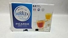 Duralex 1026A B06 Picardie Gobelet Tumbler 22 CL 7 3/4 OZ  Set of 6 France New