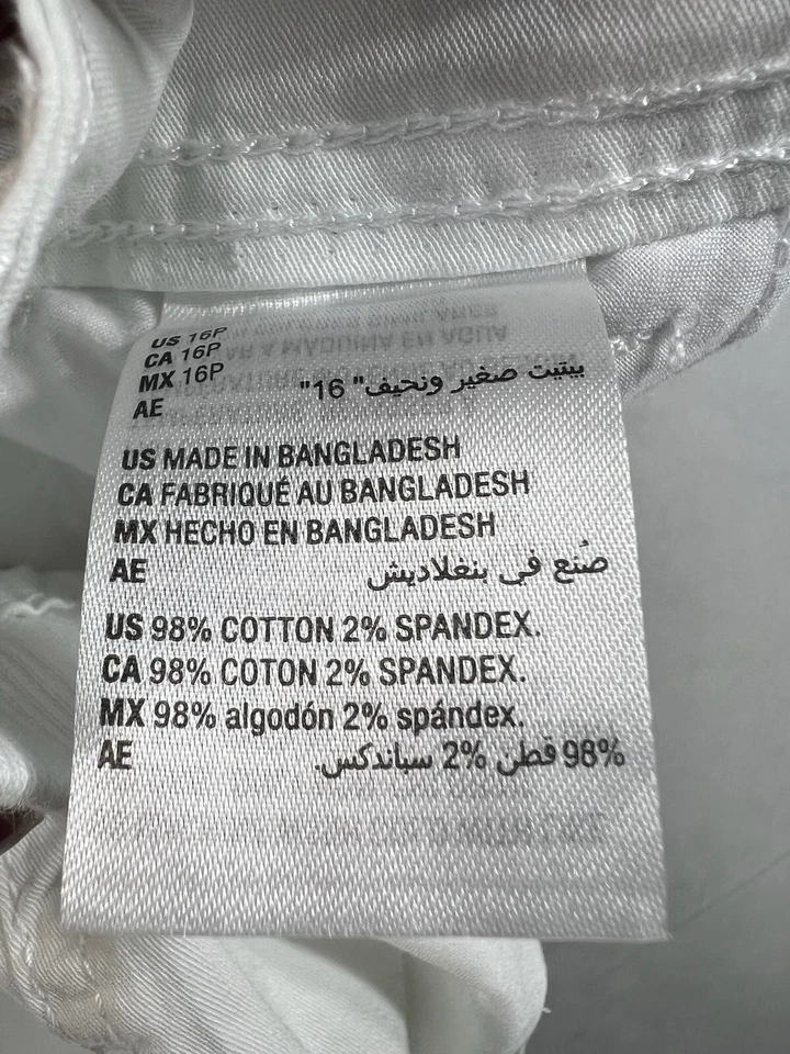 Pantalones Cortos Style & Co Mujer Talla 16 Petite 16P Blanco Bolsillos Elásticos Nuevos Foto 4 de 4