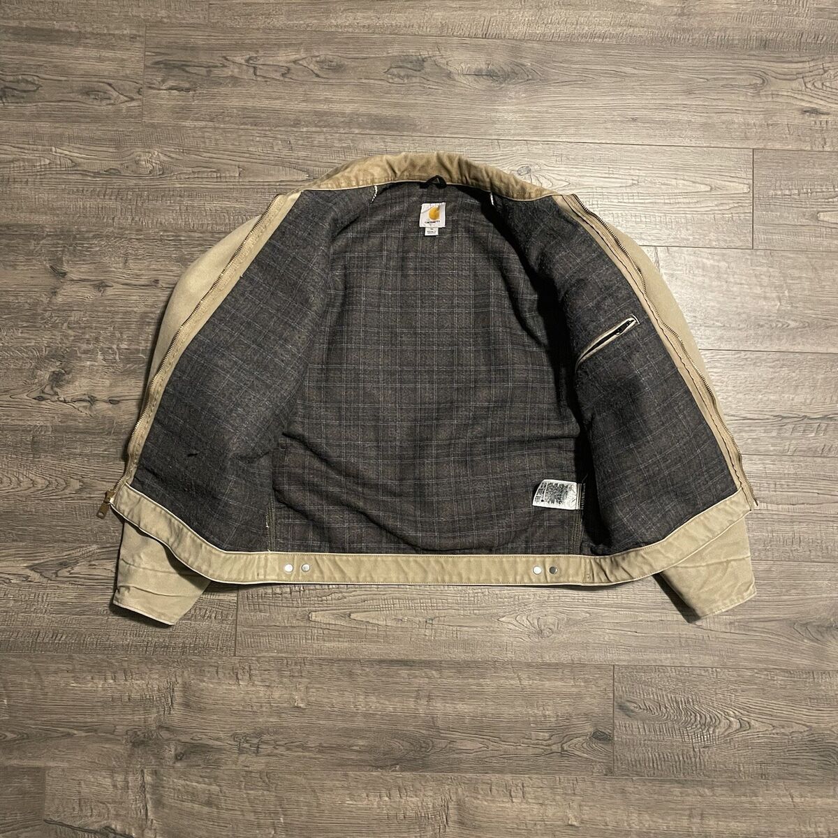 Vintage Carhartt J97 266 Cottonwood Detroit Beige Jacket Vintage Carhartt J97 266 Cottonwood Detroit Beige Jacket
