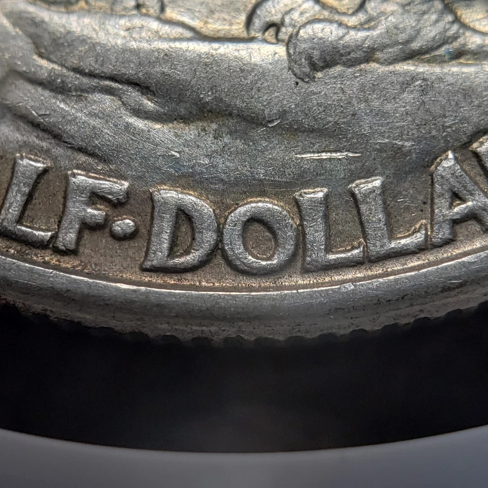 1942 DDR 50c Walking Liberty Half Dollar -FS-801 Doubled Rev- NGC AU 58 - B4098 - Image 4 of 4