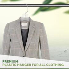 Clear Plastic Hangers 12 Pack Shirt Hangers Clear Plastic Hangers Crystal for...