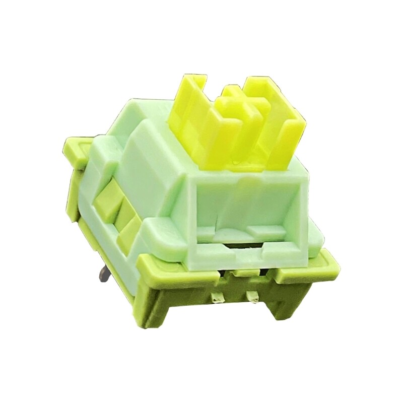 Mechanical Keyboard with Linear Peach Panda Ocean Crystal Lemon Silver Switches