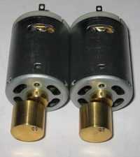 2 X 12V Nichibo Vibrator / Massager 5 Pole  28mm Diameter DC Motor Heavy Weight