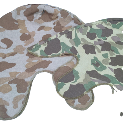 WW2 US ARMY USMC HBT DUCK HUNTER REVERSIBLE CAMOUFLAGE M1 HELMET