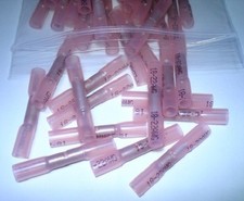 100 RED 3M HEAT SHRINK BUTT CONNECTORS ELECTRICAL WIRE 22-18 GAUGE WATERPROOF