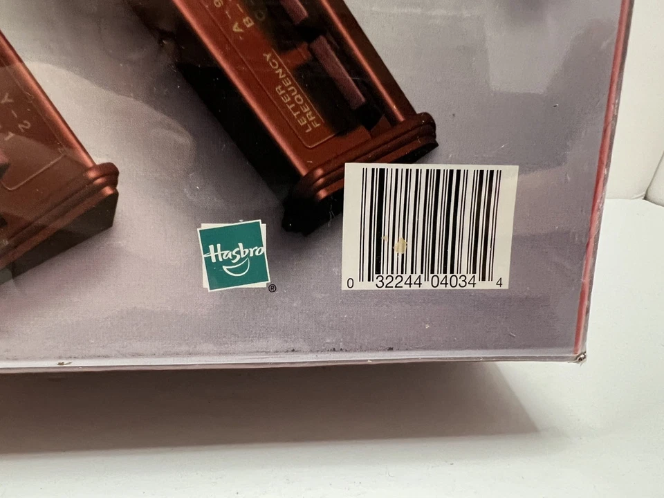 SCRABBLE Deluxe Edition with Turntable Crossword Game Board 2001 Hasbro Sealed - Image 3 of 4