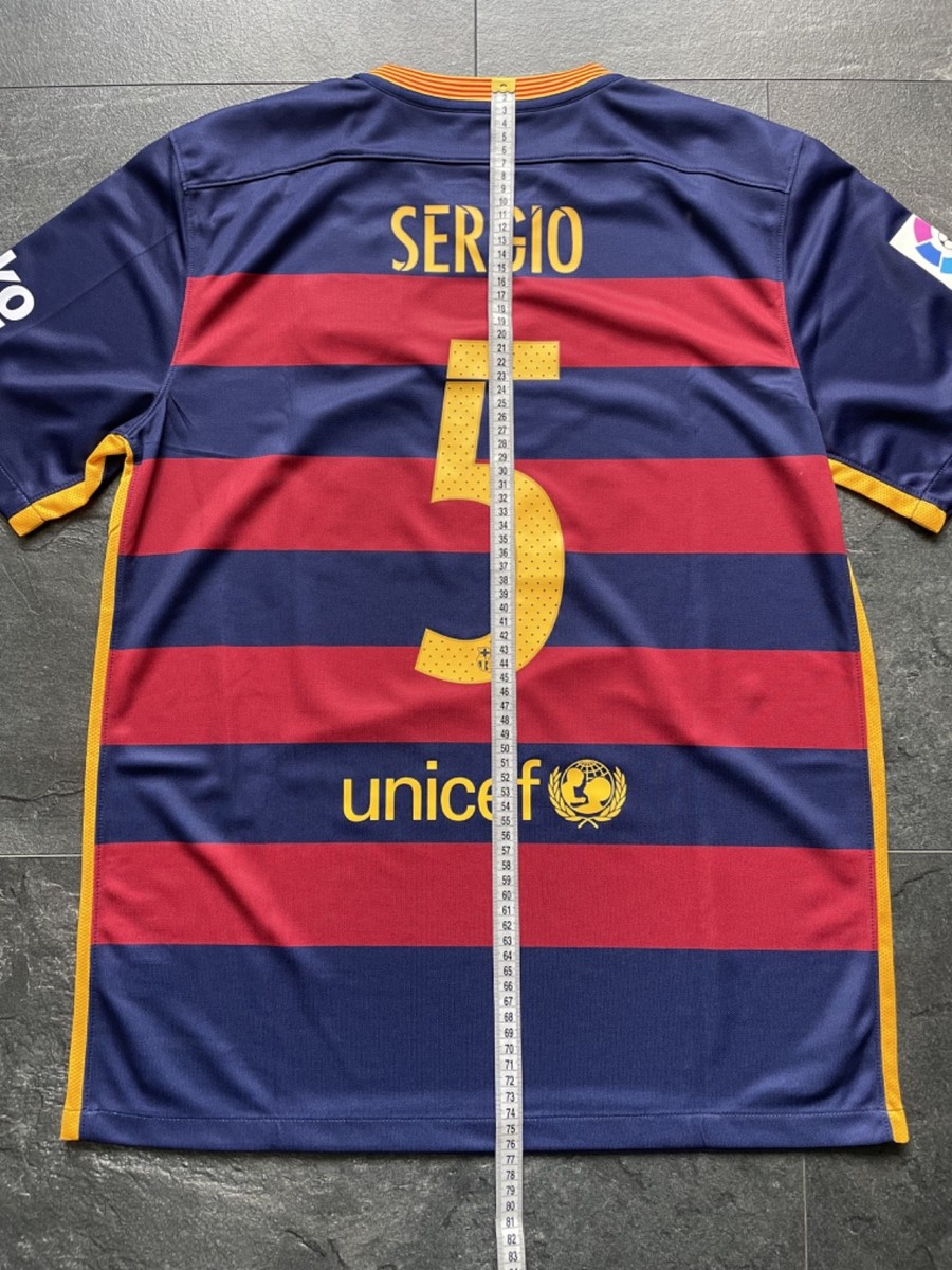PLAYER ISSUE BARCELONA 2015/2016 HOME FOOTBALL SHIRT JERSEY TRIKOT