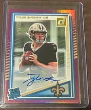 2025 Donruss Rated Rookie Tyler Shough #304 Purple Autographs /150 Auto