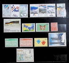 ANDORRE FRANCAIS LOT 15 TIMBRES NEUFS** DE 1993. BONNE VALEUR