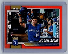 Jac Caglianone [Orange Dugout Peeks] #138 2026 Topps Celebration 25/25 Bookend