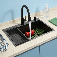 Kitchen Sink, Stainless Steel Sink, Multifunctional Stainless Steel Sink Set