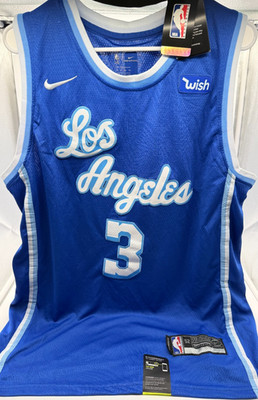 Authentic Anthony Davis Los Angles Lakers Alternate Blue Jersey (stitched)