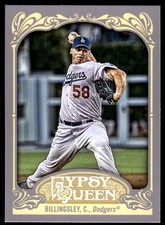 Chad Billingsley 2012 Topps Gypsy Queen #46 Dodgers MLB READ FREE SHIPPING