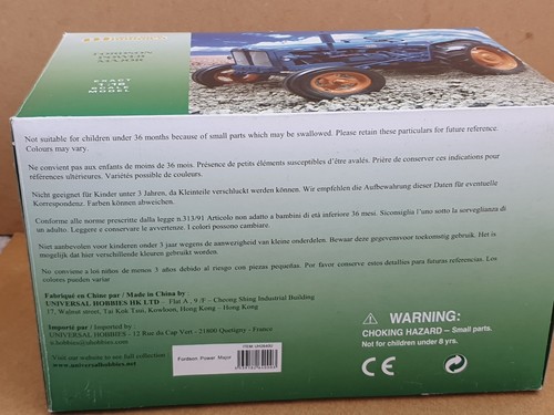 UNIVERSAL HOBBIES UH2640U FORDSON POWER MAJOR 1:16 Tractor Boxed Blue - Picture 18 of 19