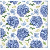 20 Servietten Rhytmic Hydrangea Hortensien BläTter Blumen Sommer Garten 33X33Cm