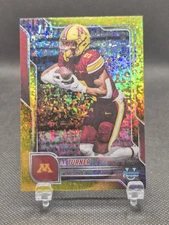 2025 Bowman Chrome University AJ Turner Yellow Mini-Diamonds Refractor /350 