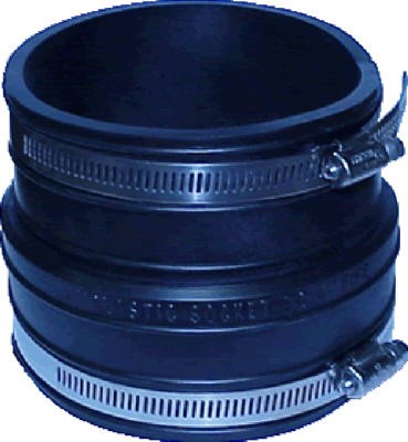 Flexible Coupling, Socket-to-Pipe Connection, 1-1/2 x 1-1/2 In. - P1059-150