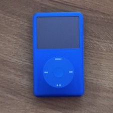 Apple iPod Classic 7th Gen, 256GB iFlash Mod, Blue, 2000mAh, Haptic