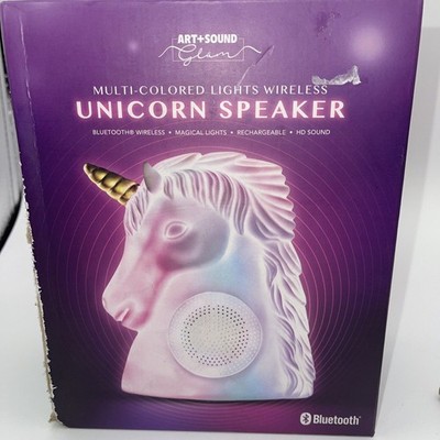 Multi-Colored Magical Lights Bluetooth Wireless Unicorn Speaker HD Sound Sealed