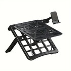 Laptop Stand for 12-17 Inch Notebooks Portable Desktop Riser with Phone Holder