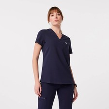 Figs Navy Women  s XL Catarina One-Pocket Scrub Top
