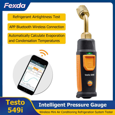 Testo549i Intelligent Pressure Gauge Digital Manifold Gauge Air Conditioning Ref