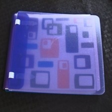 Creative Memories 7X7 Plastic album Blue Purple.