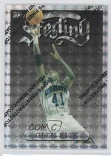 1996-97 Topps Finest Uncommon Silver Refractor Glen Rice #103 d5c