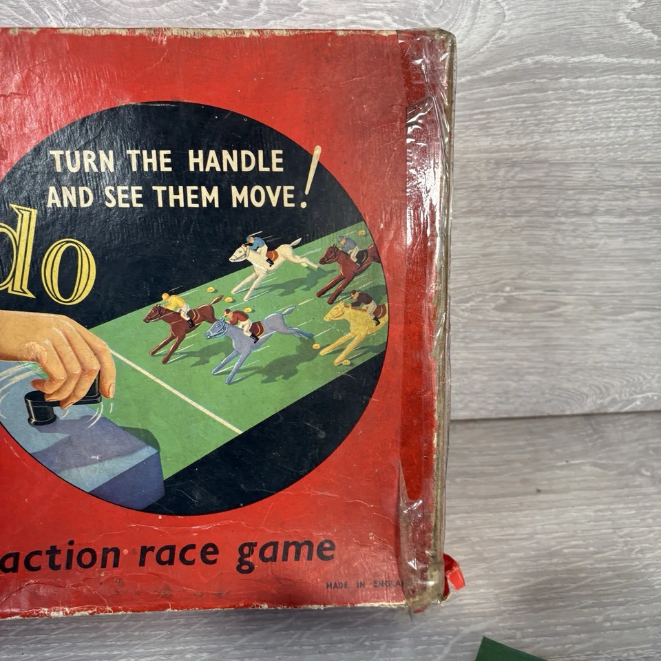 Escalado Vintage Chad Valley Horse Racing Game Complete 1950s - Image 4 of 4