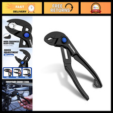 Mini Water Pump Pliers - 4" Groove Joint, Adjustable Tongue & Groove, V-Jaw, Tig