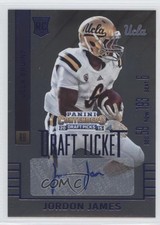 2015 Contenders Draft Picks College Ticket Blue Foil Jordon James #204 Auto h3a